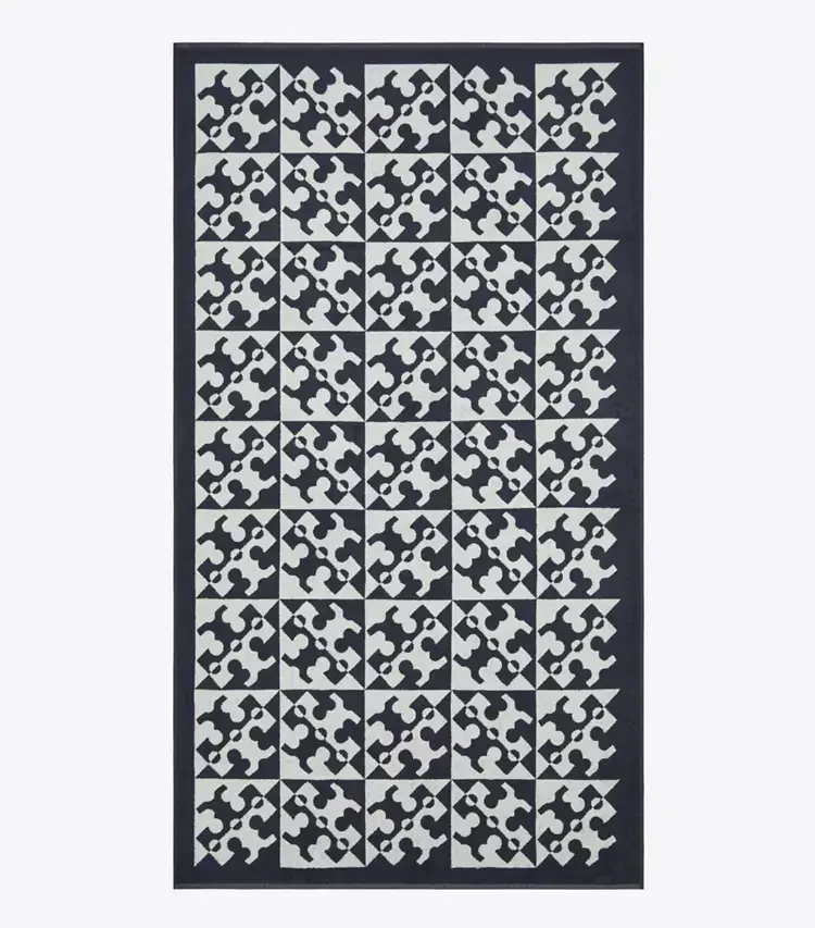 Diagonal T Jacquard Towel