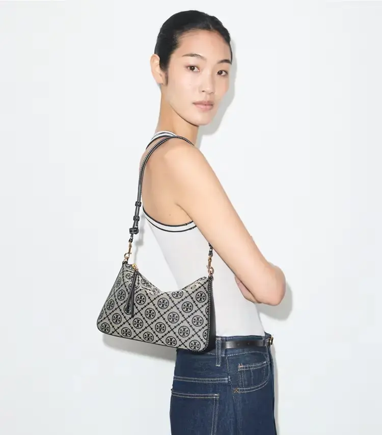 T Monogram Small Perry Shoulder Bag - Image 2