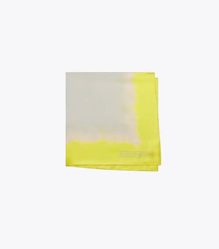 Tie-Dye Silk Square Scarf - Image 3