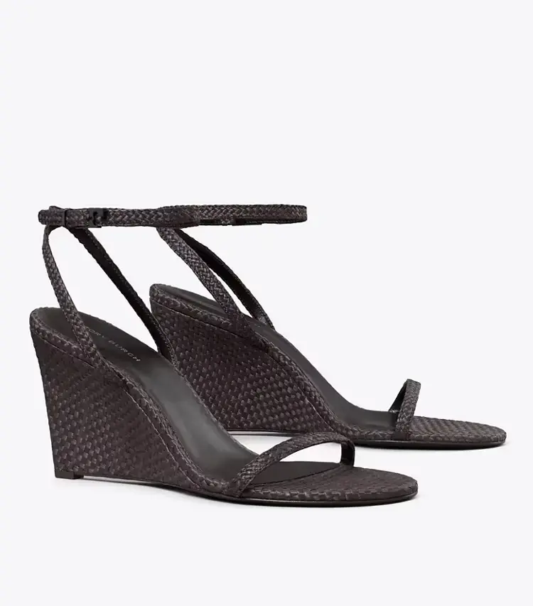 Gigi Raffia Wedge
