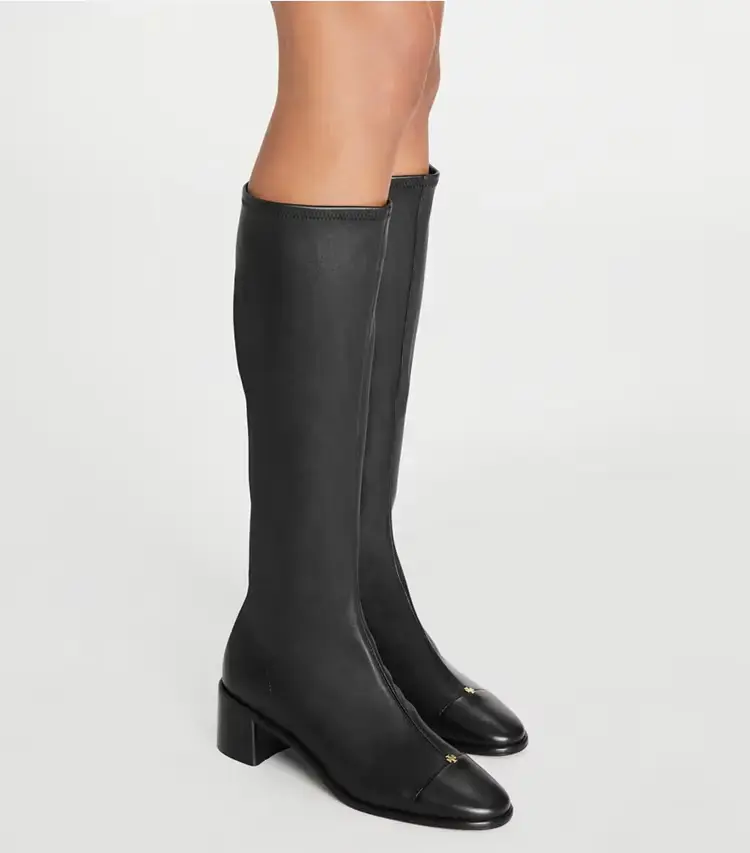 Cap-Toe Knee-High Boot - Image 2