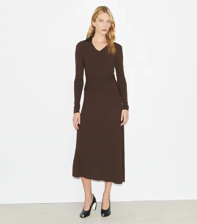Jersey Collared Dress - Image 2