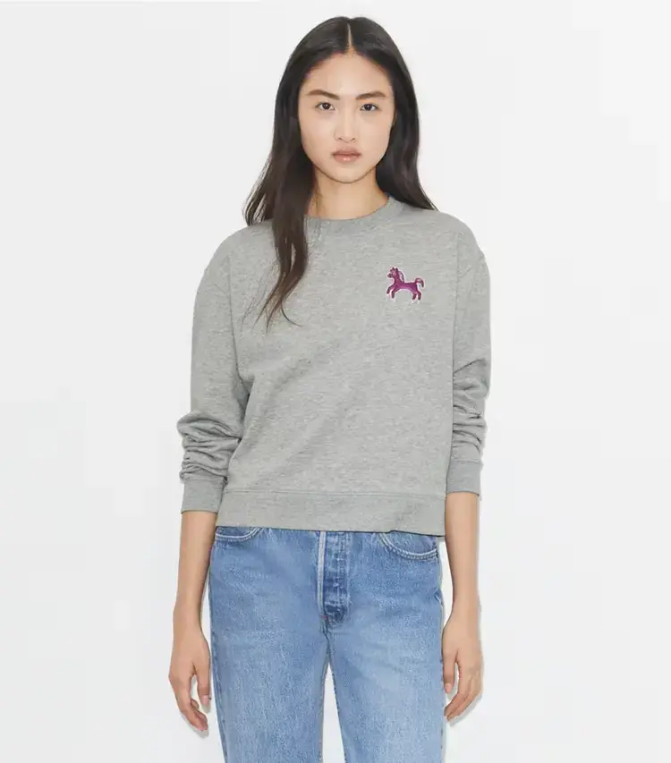 French Terry Pony Sweatshirt - Image 2