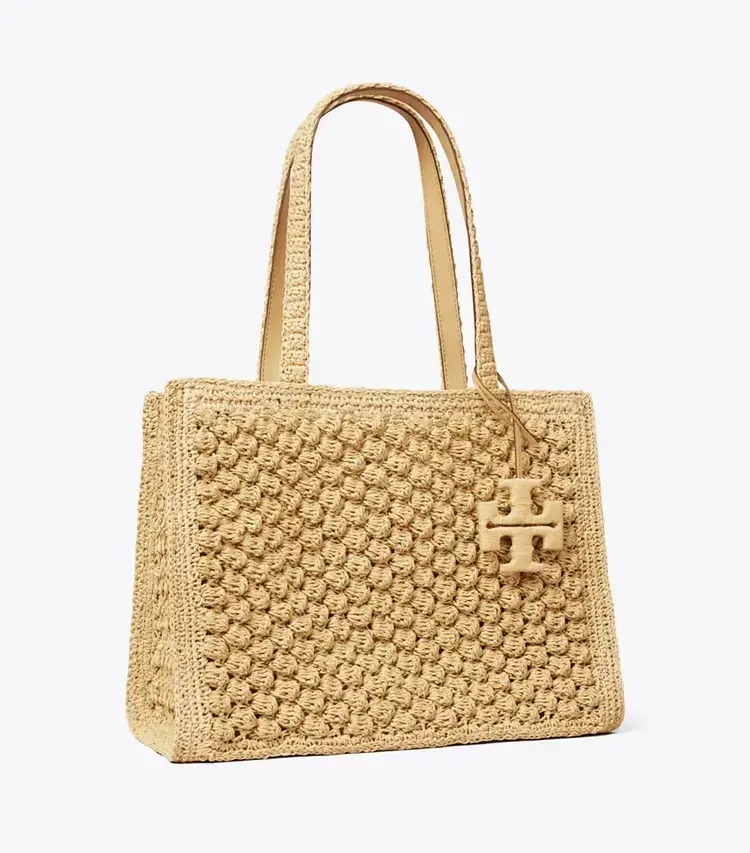 Small Ella Hand-Crocheted Popcorn Tote