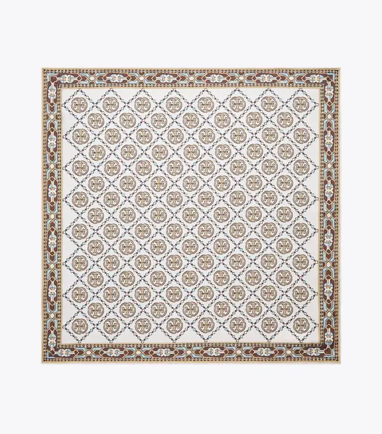 Deco T Monogram Neckerchief