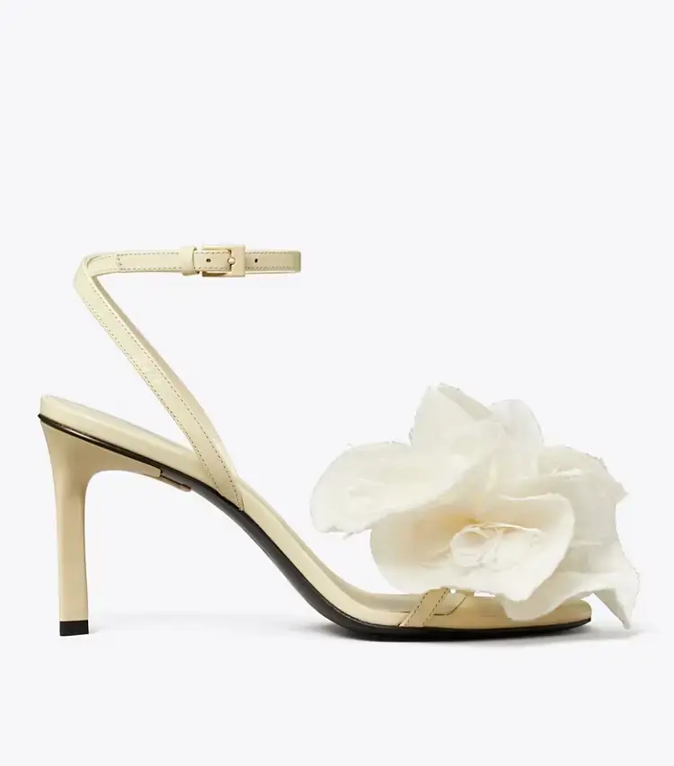 Flower Heeled Sandal - Image 3