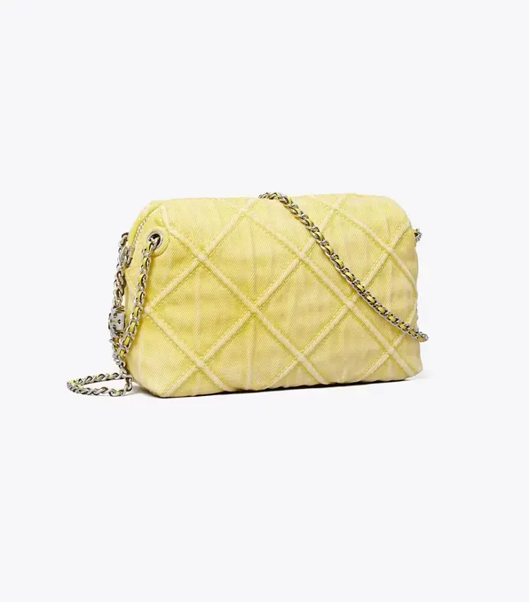 Fleming Denim Soft Crossbody Bag