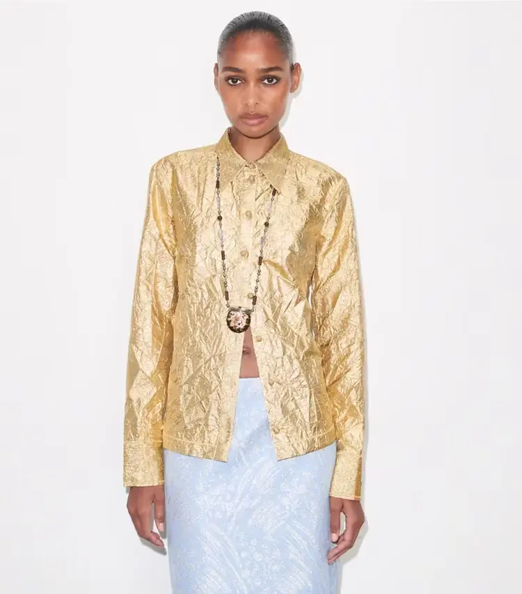 Crushed Silk Shirt - Image 2