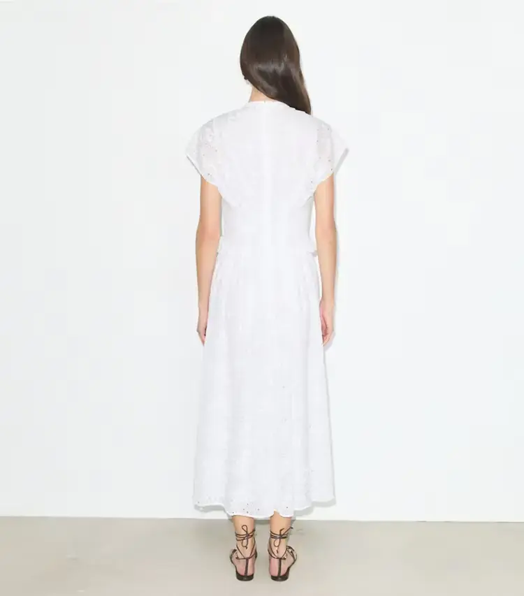 Eyelet Cotton Dress - Image 3