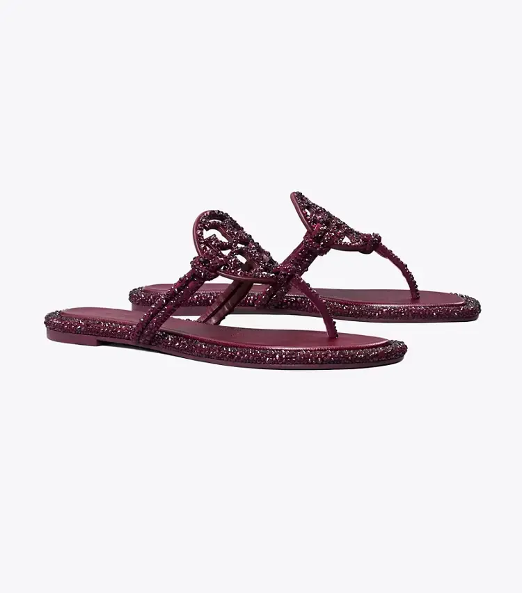Miller Crystal Knotted Sandal