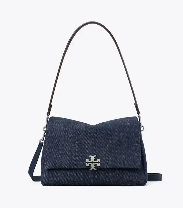 Charlie Denim Shoulder Bag - Image 4
