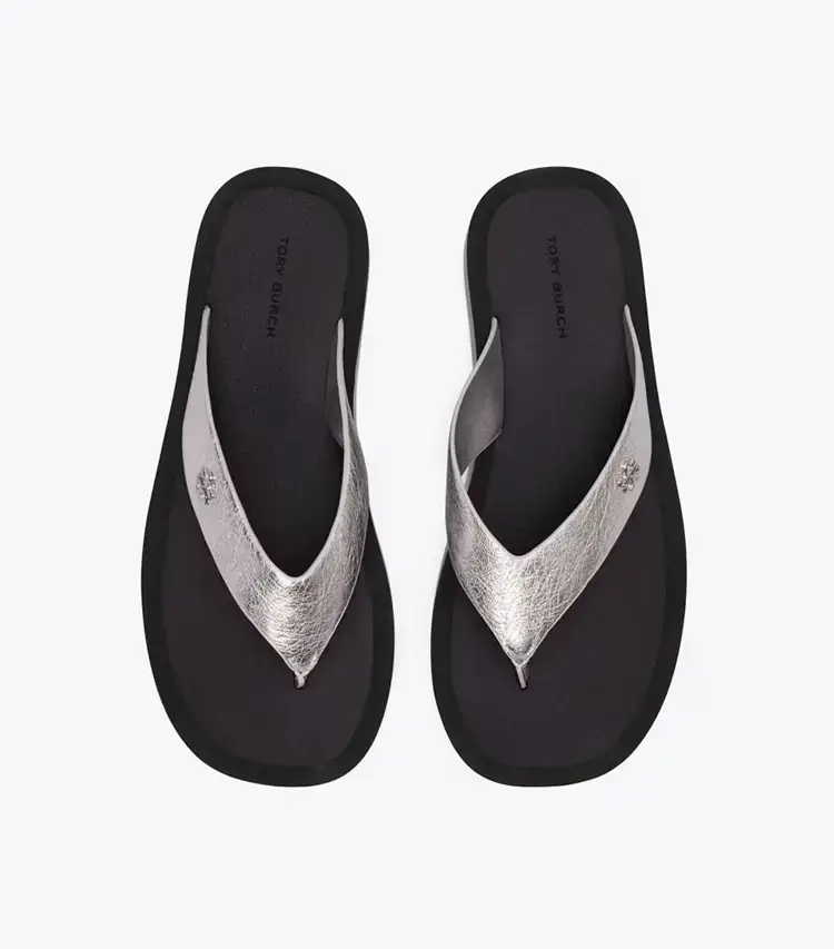 Leather Platform Flip Flop - Image 4