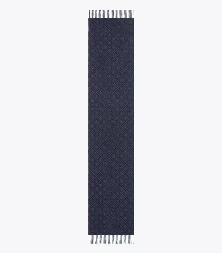 T Monogram Oblong Scarf