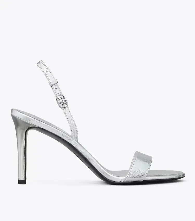 Double T Buckle Heel Sandal - Image 2