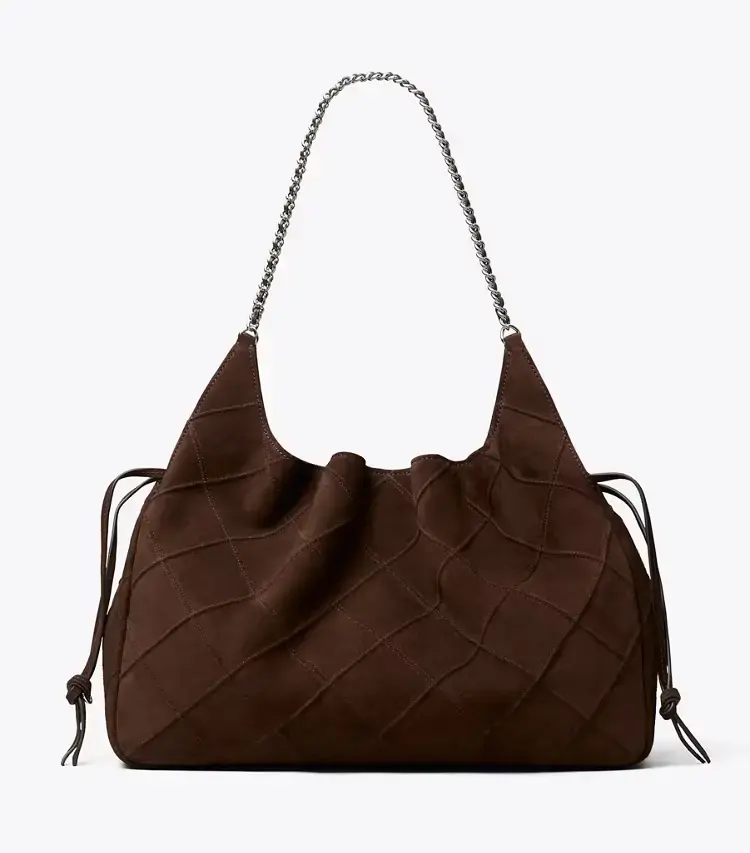 Large Fleming Suede Tote - Image 4