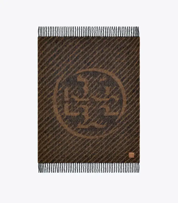 Logo Stripe BouclÉ Blanket