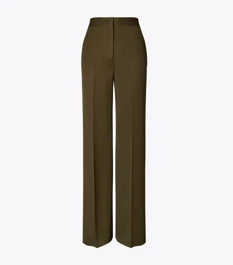 Wide-Leg Wool Pant