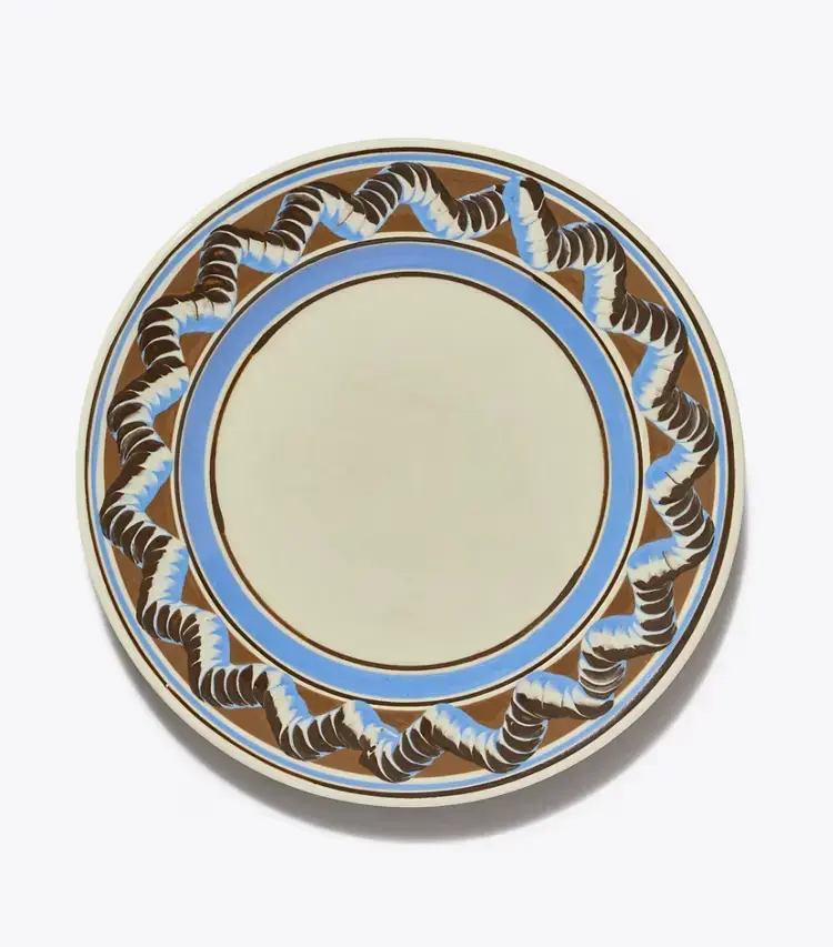 Mochaware Dinner Plate, Set Of 2