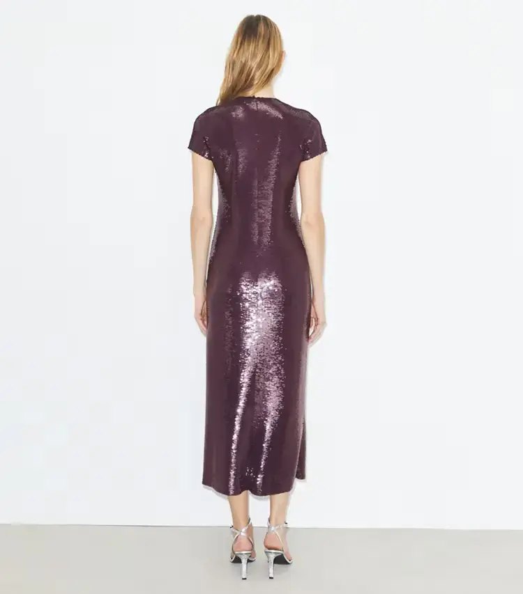 Sequined T-Shirt Dress - Image 3