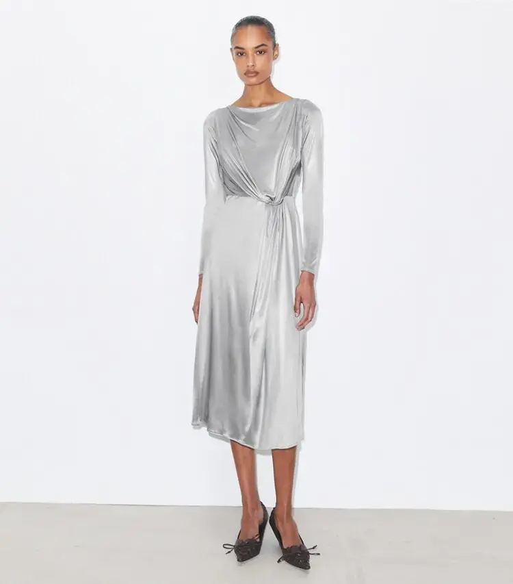 Ruched Jersey Dress - Image 2