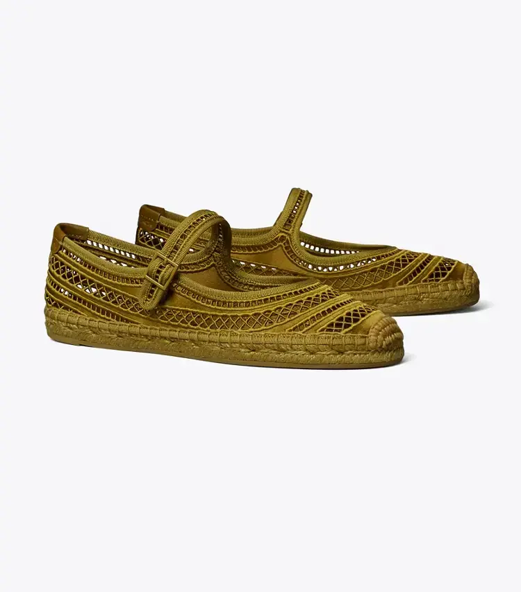 Open Weave Mary Jane Espadrille