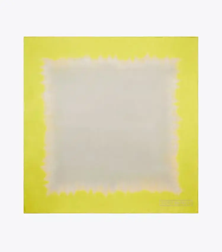 Tie-Dye Silk Square Scarf