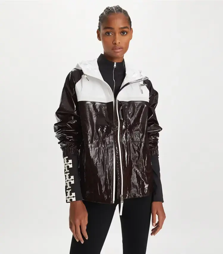 Patent Coated Cotton Anorak - Image 2