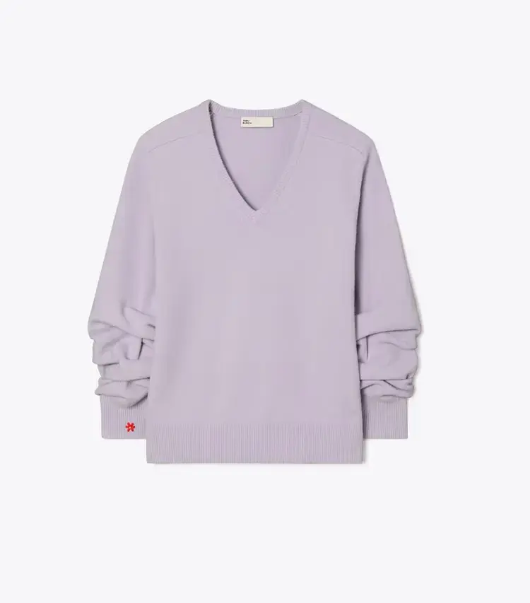 Wool V-Neck Sweater