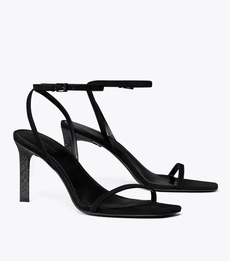 PavÉ Heeled Sandal
