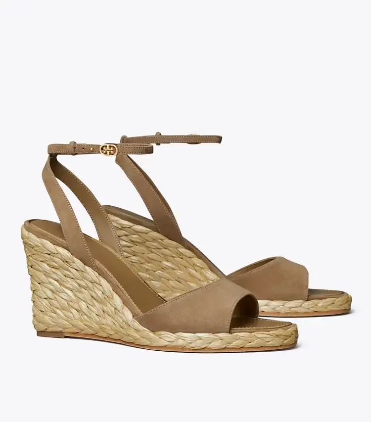 Raffia Wedge Sandal