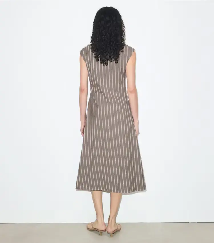 Cotton Wrap Dress - Image 3