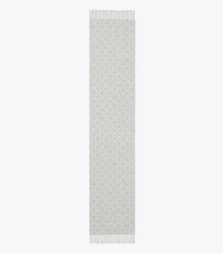 T Monogram Oblong Scarf