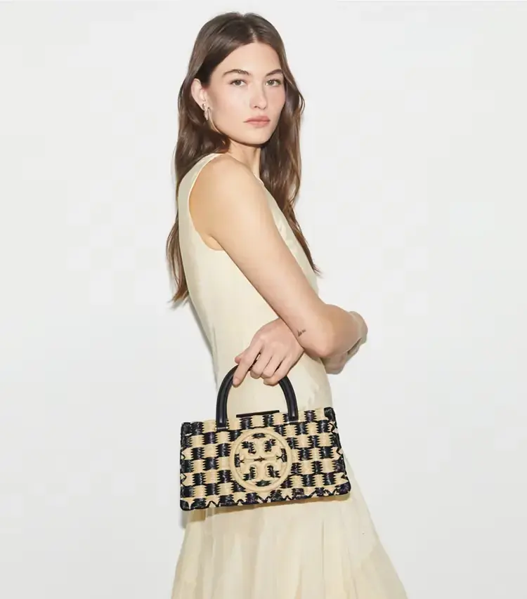 Ella Hand-Crocheted East-West Tote - Image 2