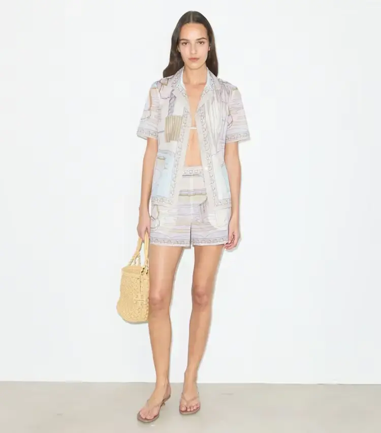 Printed Camp Shorts - Image 2