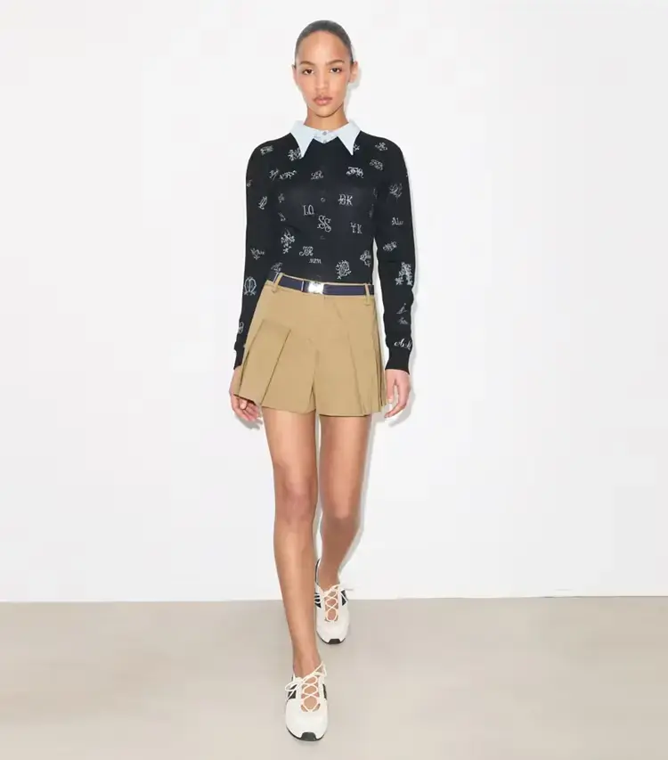 Micro Twill Pleated Short - Image 2