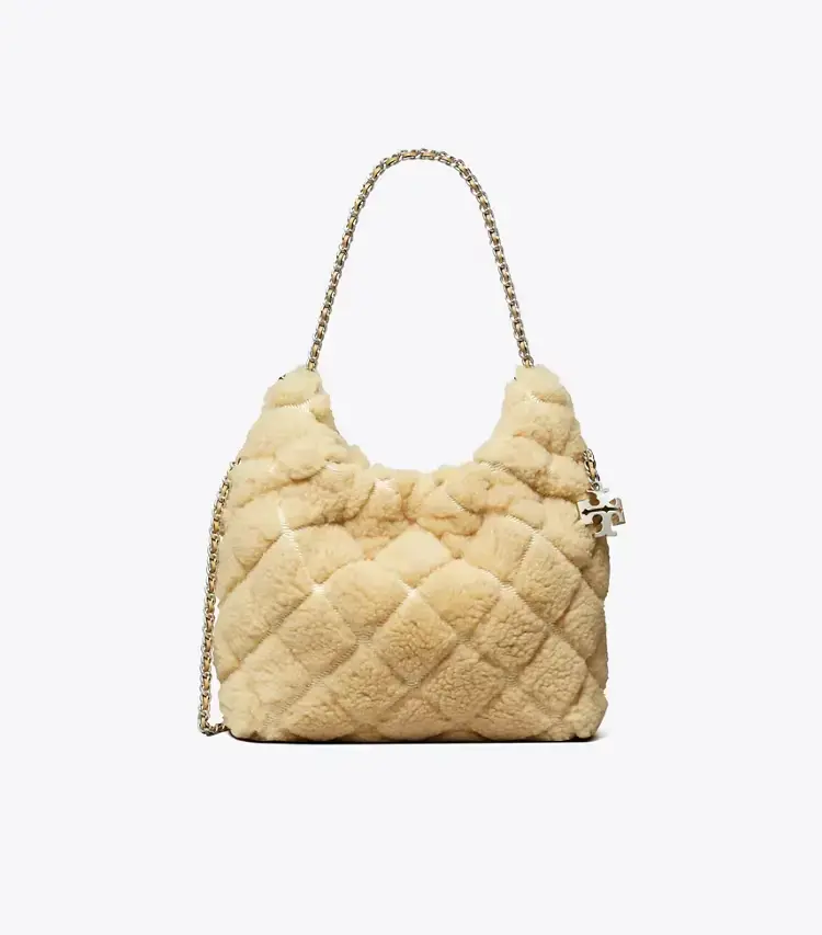 Mini Fleming Shearling Hobo Bag - Image 3
