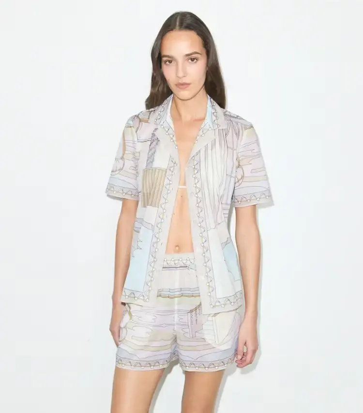 Printed Camp Shirt - Image 2