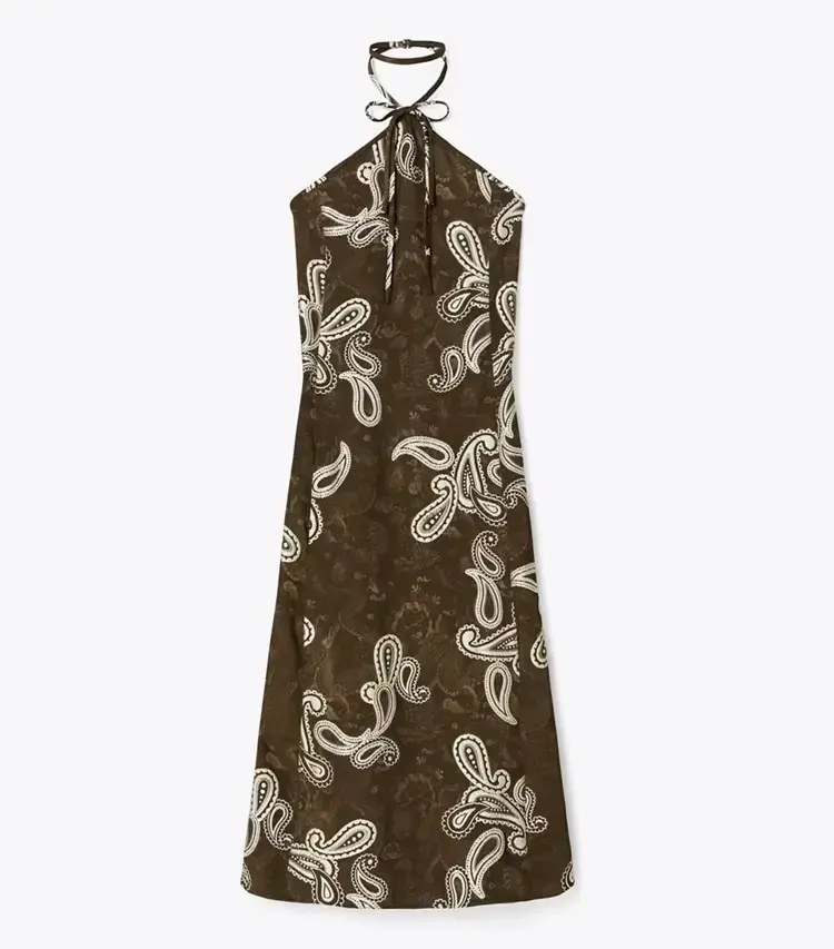 Satin Halter Dress