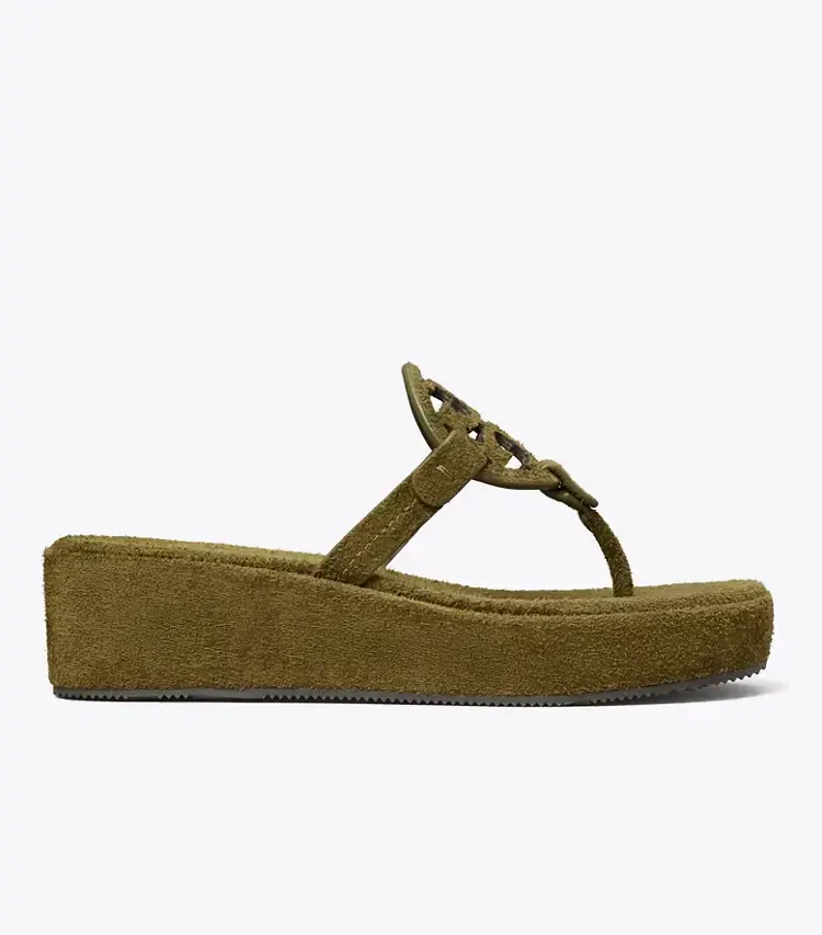Miller Suede Wedge Sandal - Image 2