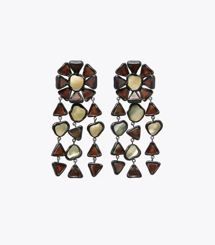 Curiosity Resin Chandelier Earrings
