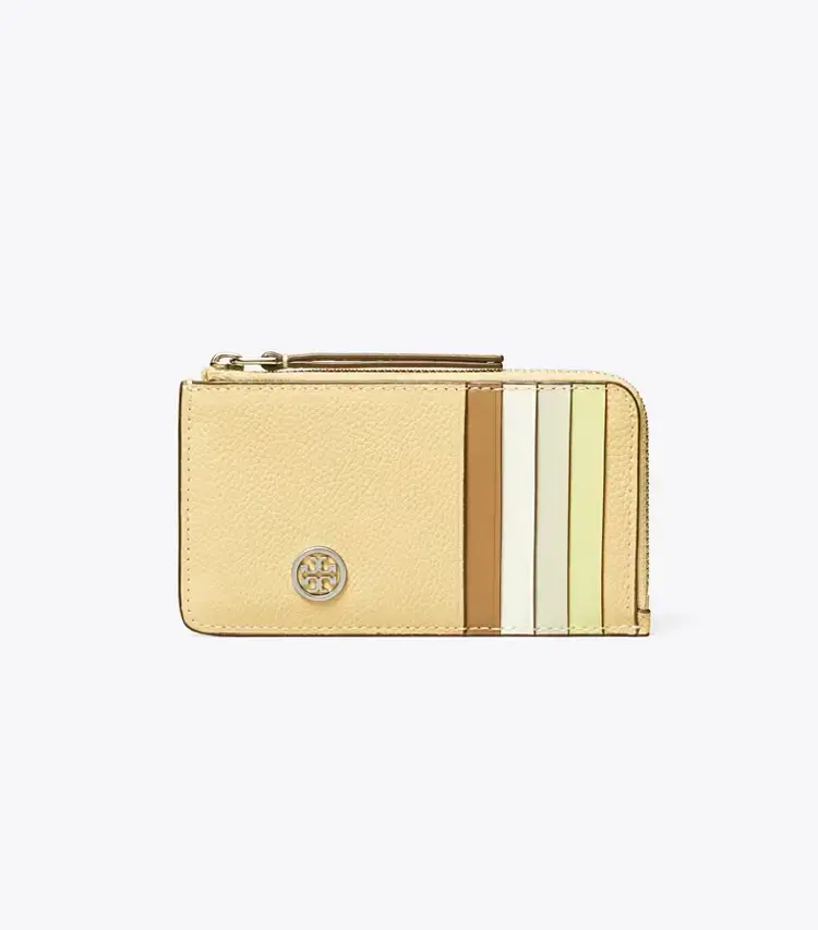 Robinson Pebbled Top-Zip Card Case - Image 2