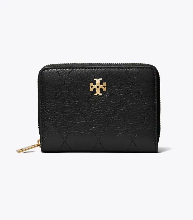 Small Charlie Quilted Zip-Around Wallet - Image 2