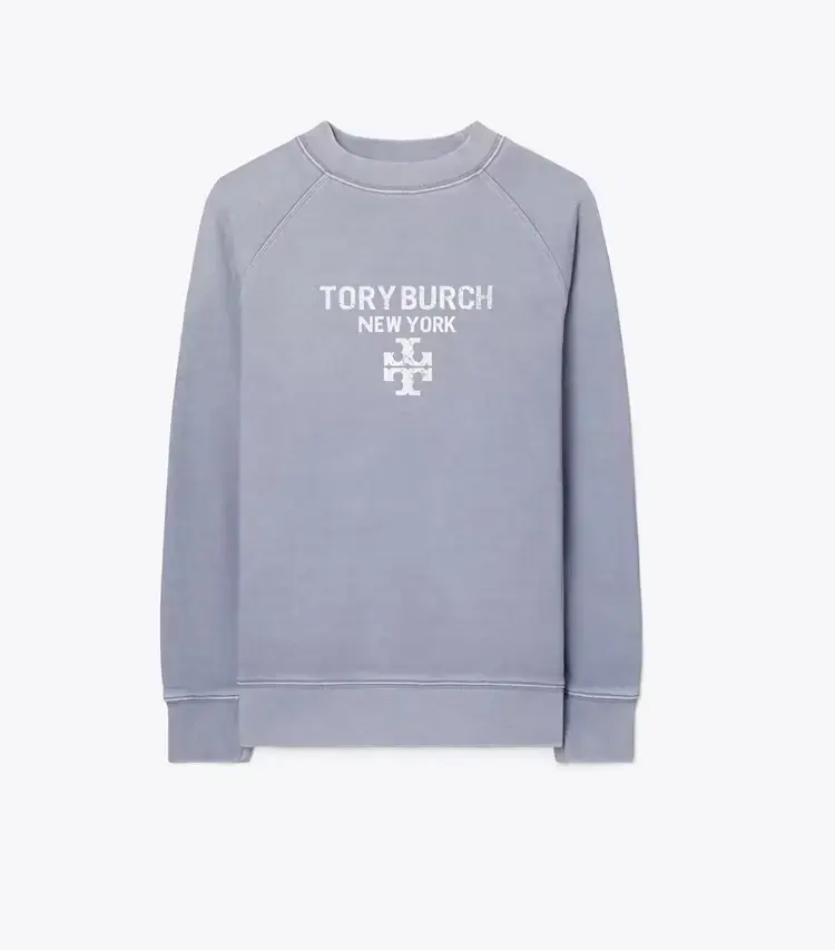 Distressed Cotton Sweatshirt