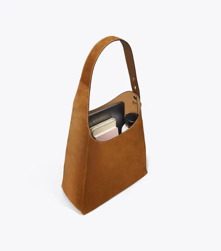 Suede Hobo Bag - Image 3