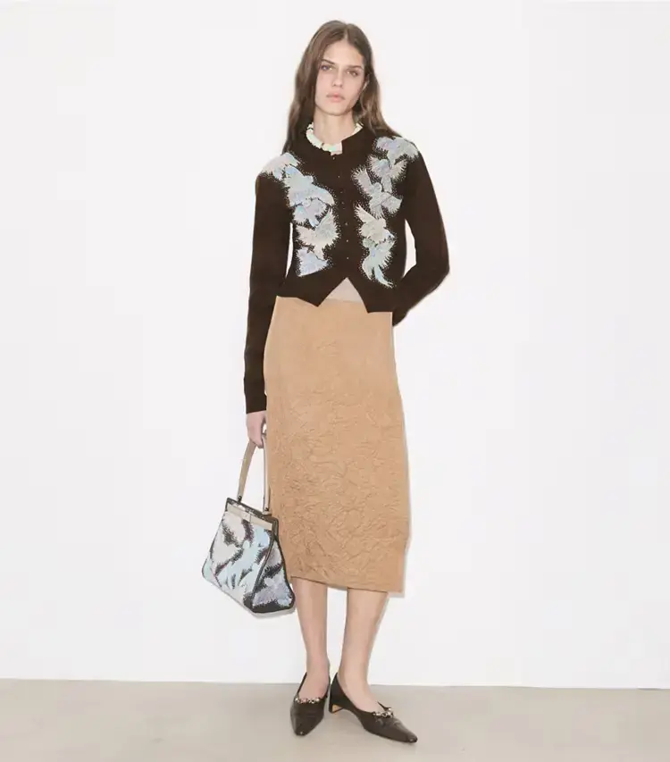 Embellished Wool Cardigan - Image 3