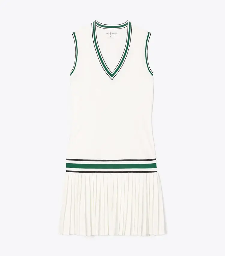 Performance Jersey V-Neck Tennis Dress