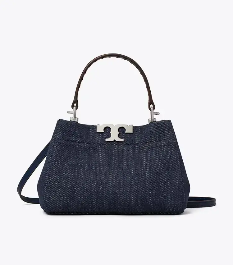Mini Eleanor Denim Satchel - Image 4