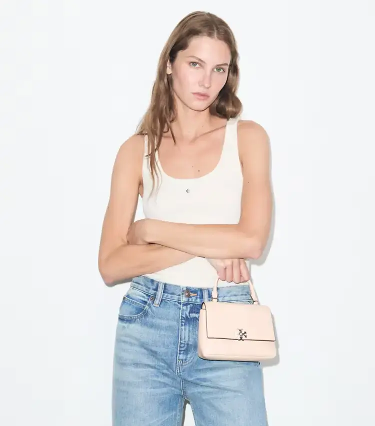 Mini Charlie Quilted Top-Handle Crossbody - Image 2