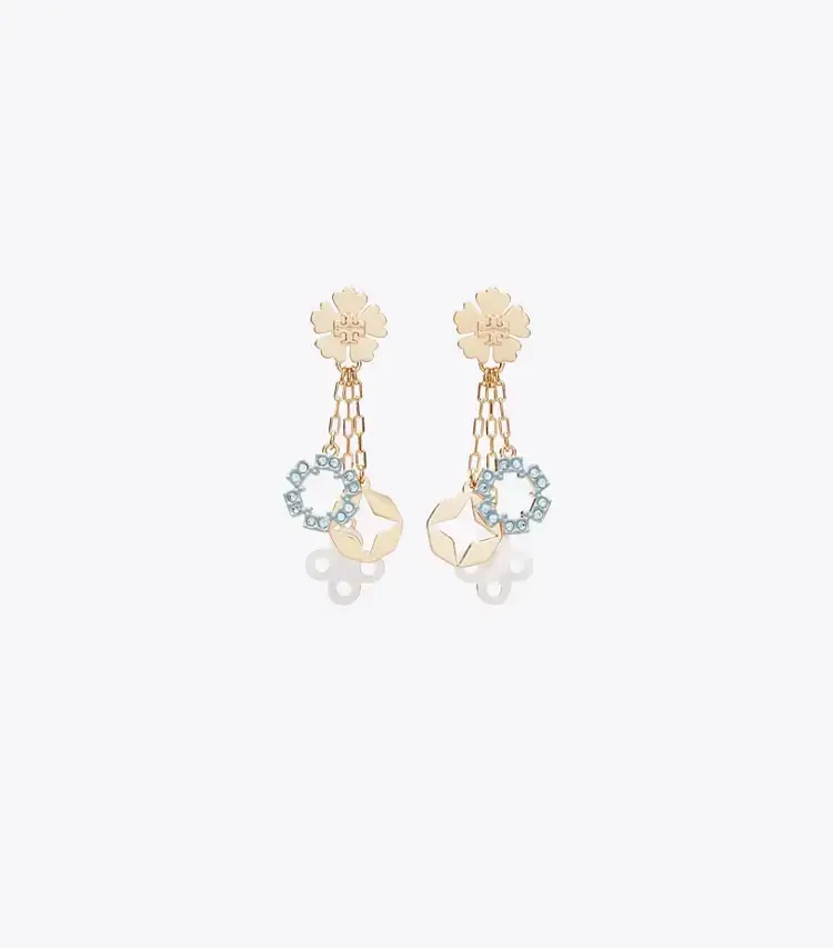 Forget Me Not Chain Earring