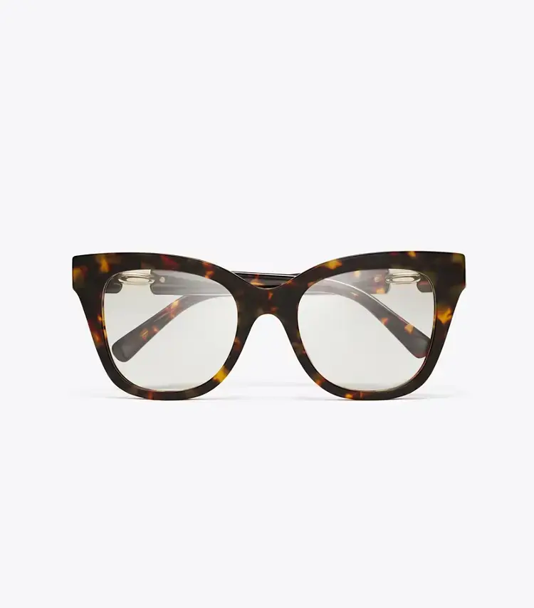 Pierced Oversized Cat-Eye Eyeglasses - Image 3